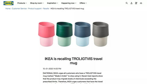 宜家緊急召回問題日用品，消費者需警惕安全隱患